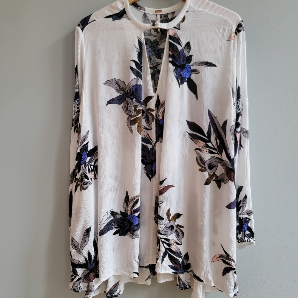 Spring Free People Floral Flowy Top